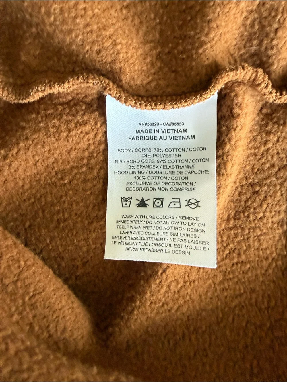 Jordan Essentials Holiday Fleece Hoodie Brown Men's L FD7465-281 Jumpman